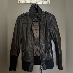 Mackage Lambskin Leather Jacket Size XS